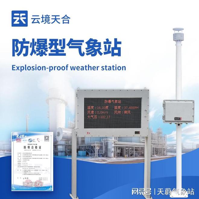 化工厂防爆型气象站：帮助工作人员判断生产环境的安全状况(图1)