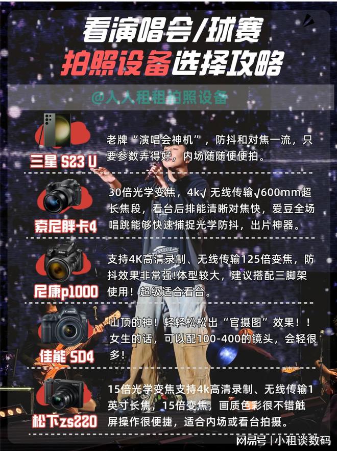 【追星姐妹看过来！演唱会设备隐藏攻略+神仙租赁福利大放送】(图3)