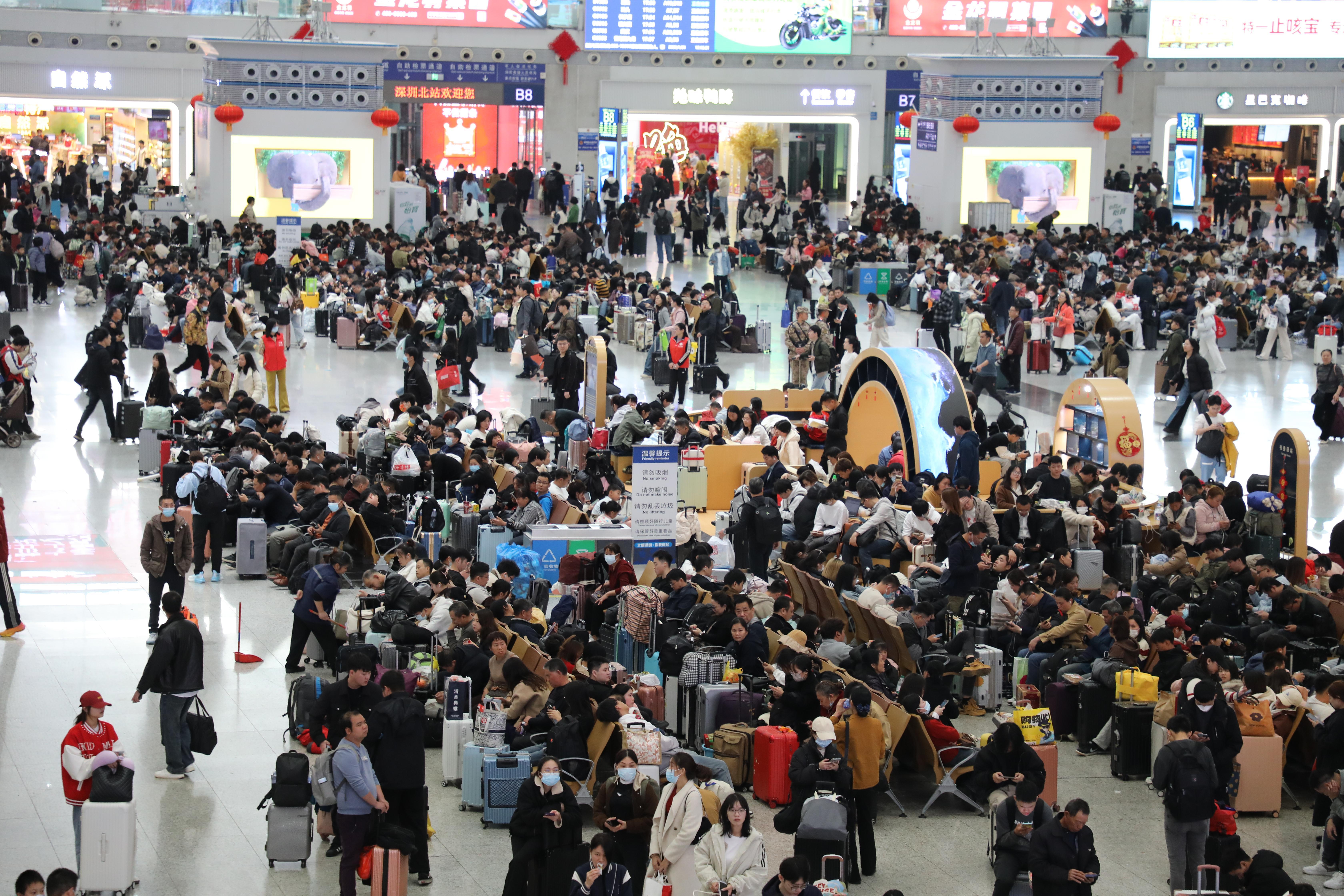 春运收官！广铁刷新客流纪录到发旅客超145亿人次(图1)