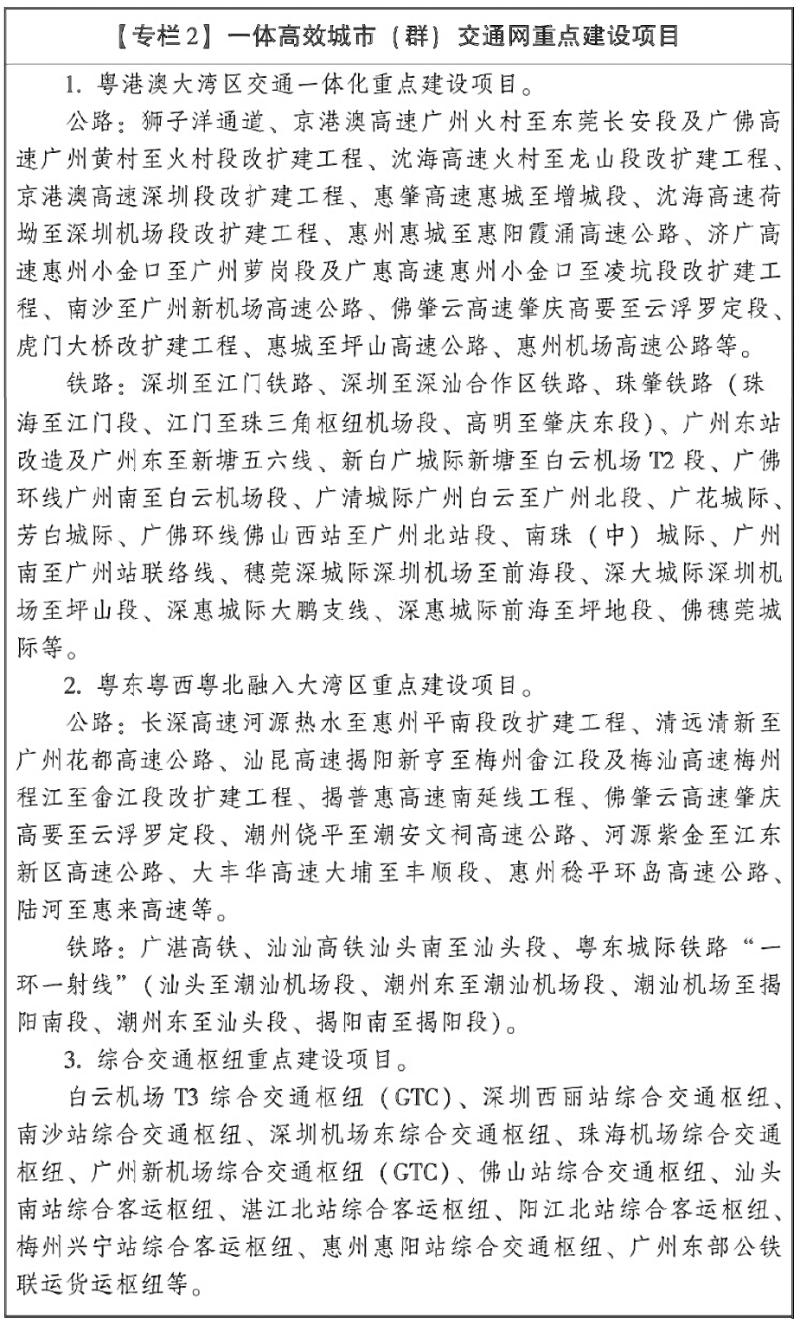 广东省人民政府办公厅关于印发广东省交通运输高质量发展三年行动方案（2025—2027年）的通知(图2)